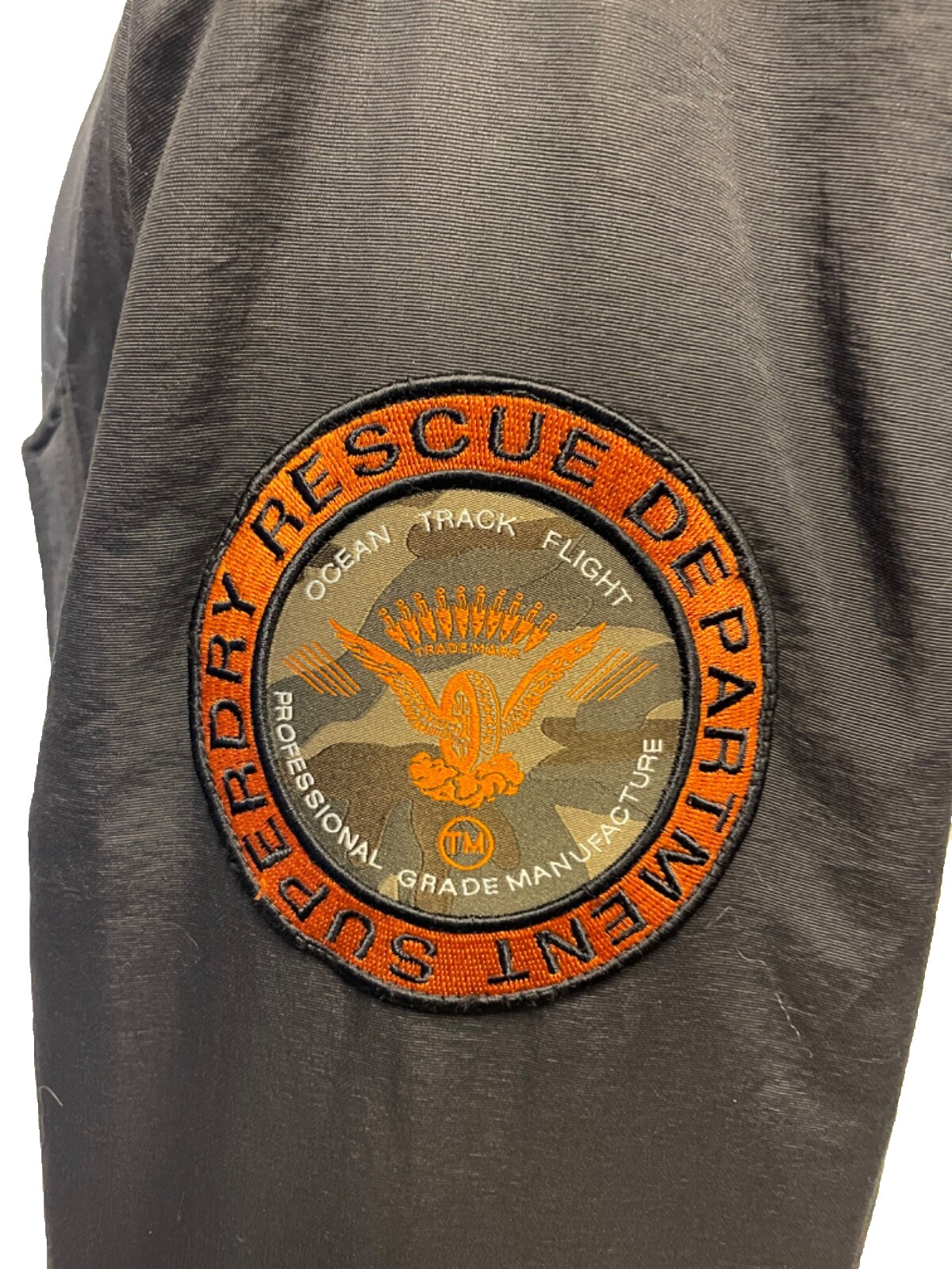 SUPERDRY RESCUE  BLACK WITH DOWN & FEATHER PADDING HOODED JACKET SIZE L image 5