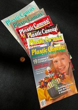 Plastic Canvas  Six Magazines - Various Holiday Designs and More.