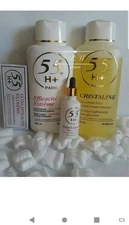 55H+ EXTRÊME STRONG TREATMENT SET (lotion+serum+glycerin+cream)..Free Shipping