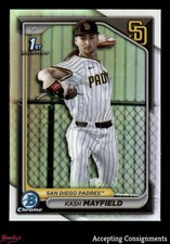 2024 Bowman Chrome Draft Refractors #BDC70 Kash Mayfield 1ST ROOKIE PADRES