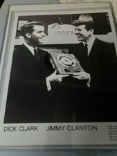 Dick Clark Jimmy Clanton 8 X 10 Black And White Photo