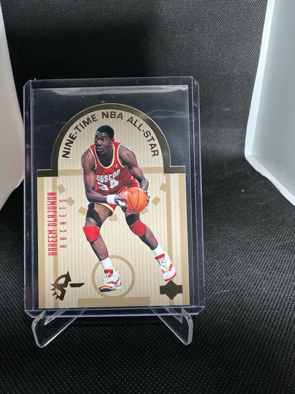 1993 Upper Deck SE Die Cut All Stars #W6 Hakeem Olajuwon Rockets