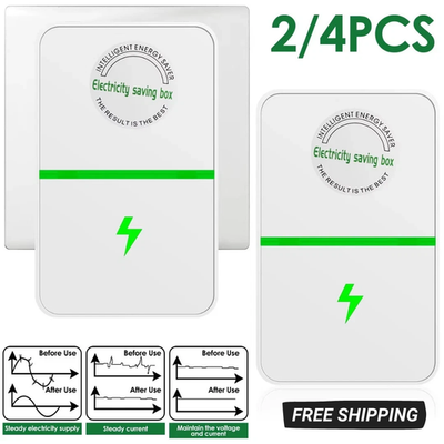 #ad #ad 2 4PC Pro Power Saver Energy Saver Household Power Saver pro Electricity Saving $18.98