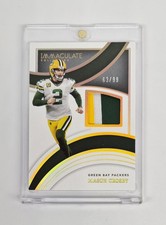 MINT #/99 PATCH 2022 Immaculate Immeasurables Memorabilia Mason Crosby PACKERS 