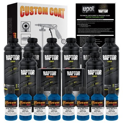 Raptor Safety Blue Urethane Spray-On Truck Bed Liner Spray Gun,8 Liters