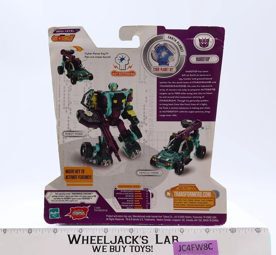 Hardtop Deluxe Class Transformers Cybertron 2005 Hasbro Figure NEW SEALED - Image 2 of 4