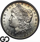 1878 Morgan Silver Dollar Coin, Nice Album Toner, Choice BU++
