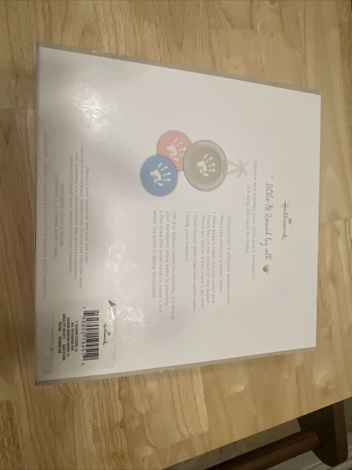 Marco HALLMARK con estampado de manos MI BAUTISMO regalo de bautizo bebé niño niña unisex  Foto 3 de 3