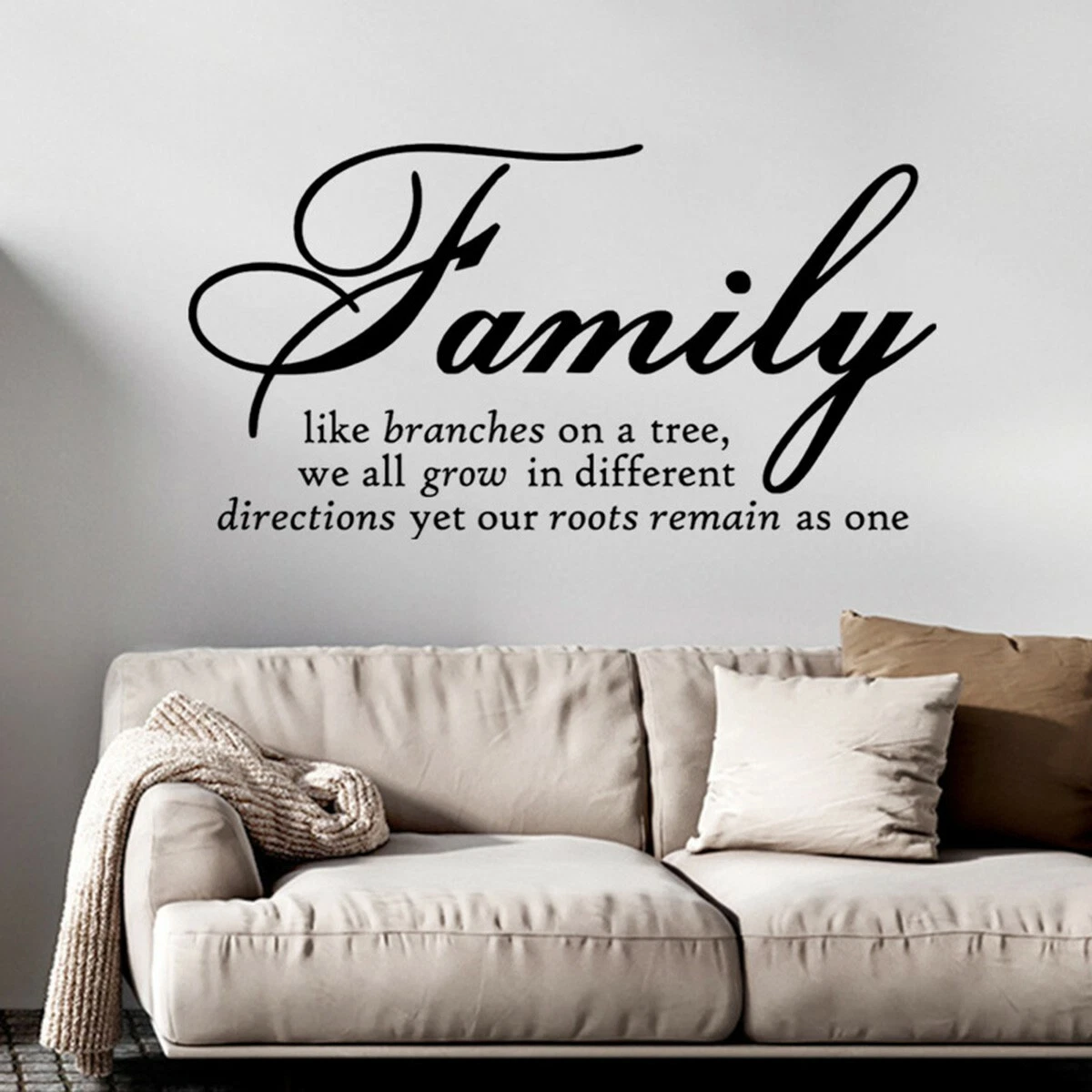 Faith Love Family Wall Art Stickers