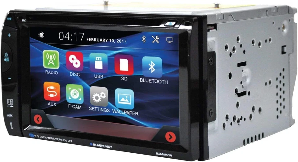 BLAUPUNKT CAR AUDIO DOUBLE DIN 6.2" TOUCHSCREEN LCD DVD CD MP3 BLUETOOTH STEREO - Image 2 of 4