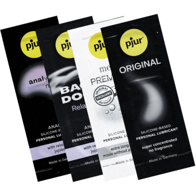 pjur  Silicone Sampler Pack 4 x 1.5ml Gleitgel Silikonbasis Testpack Probierset