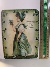 St. Patrick  s Day Decor VINTAGE STYLE Die Cut Cardboard 5 X 7  