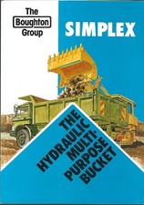 Equipment Brochure - Boughton - Simplex - Bucket for Loader Crawler (E4813)