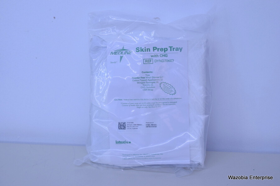MEDLINE SKIN PREP TRAY WITH CHG eBay