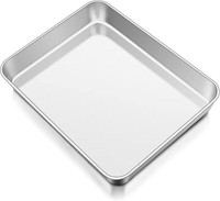 Edelstahl Backblech 31.5X24.7X5Cm Rechteckig Auflaufform Ofenblech