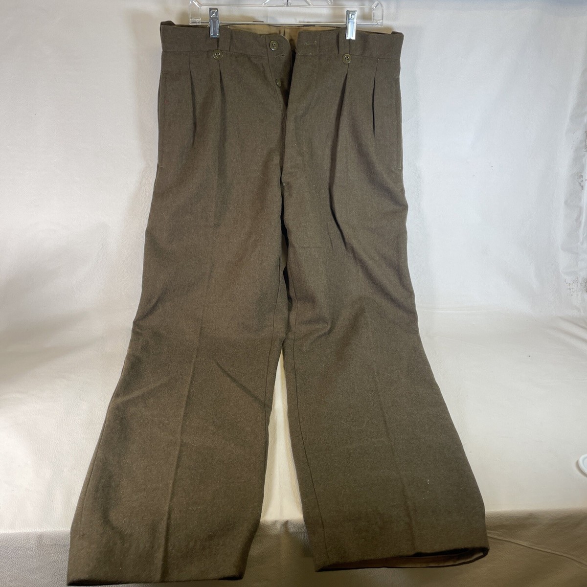 French Army M52 Wool Trouser 1950s 60s green military French Army M52 Wool Trouser 1950s 60s green military