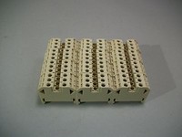 Siemens 8wa10113dg21 3 Pole Terminal Block Lot Of 12 - Siemens 8wa10113dg21 3 Pole Terminal Block Lot Of 12 -