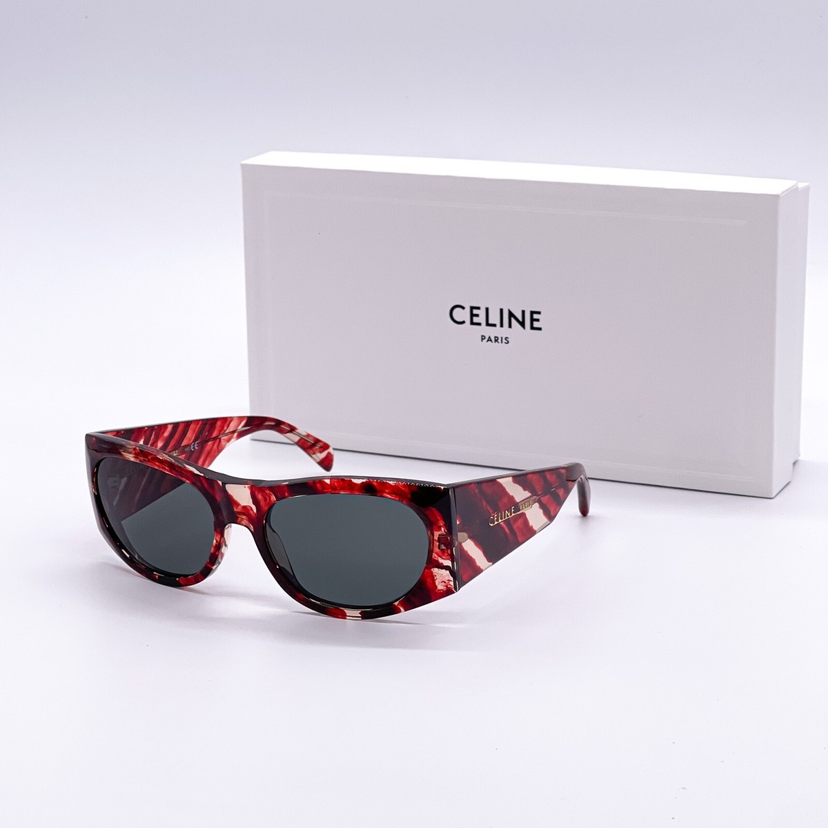 Celine Women’s Sunglasses (Red) Celine Oversized sunglasses Very good... | Depop main image 3