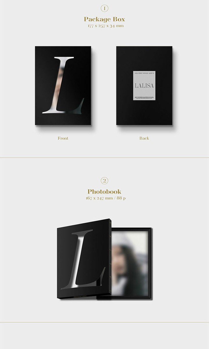 LALISA FIRST SINGLE ALBUM フォトブック2枚セット LALISA FIRST SINGLE ALBUM フォトブック2枚セット LISA - LISA