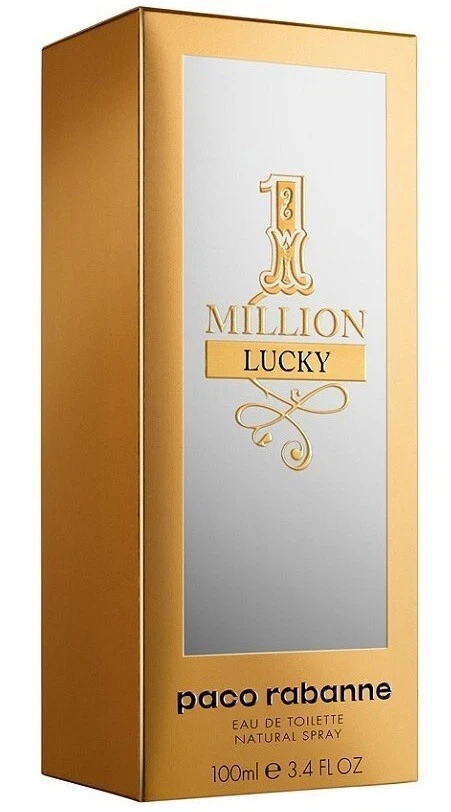 One Million Lucky 3.3/3.4 oz - 100 m Paco Rabanne Eau De Toilette Spray |  eBay