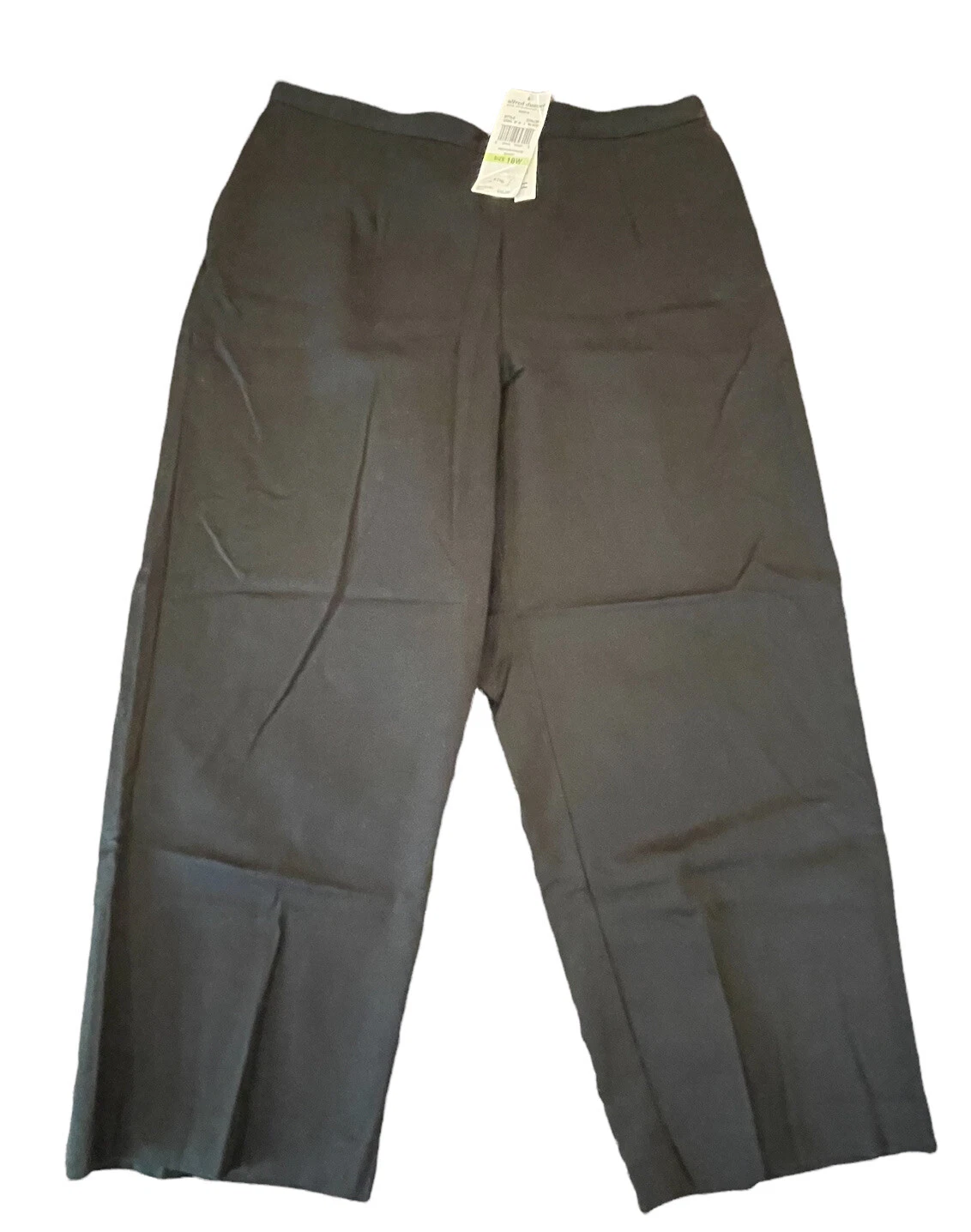 New with Tags Alfred Dunner "Kenya" Misses Size 18W Black Pull On Capri Pants