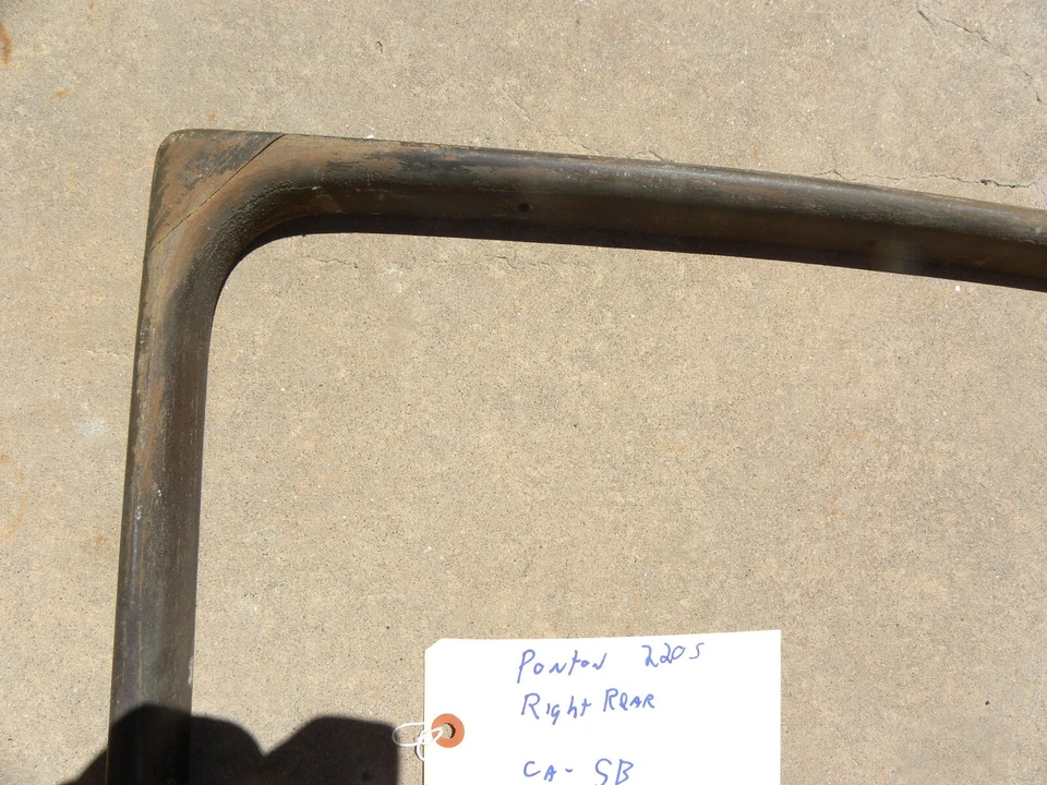 Mercedes Benz Ponton 220S W180 W128 right rear wooden wood window frame trim sb Foto 4 de 4