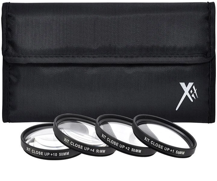 58mm Filter Kit UV-CPL-FLD + Macro Close Up +1+2+4+10 Lens Set for Nikon Canon - Image 2 of 4