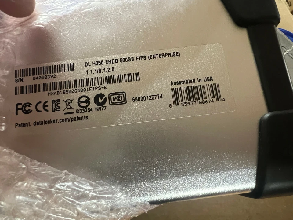 DataLocker (IronKey) H350 Encrypted 500GB USB 3.0 External Hard Drive - Image 2 of 2