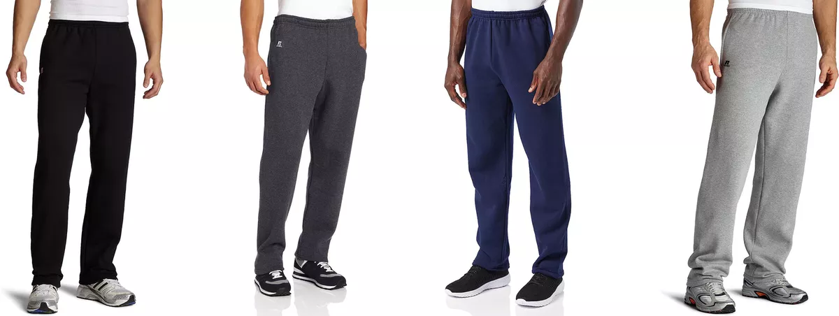 Russell Athletic Men's Dri-Power Open Bottom Sweatpants with