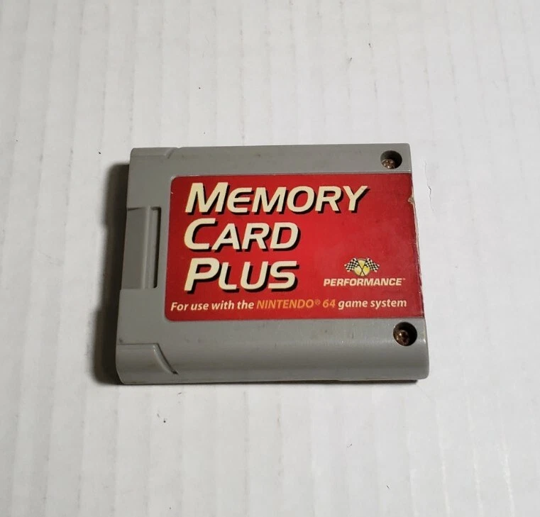 Nintendo 64 N64 Memory Card Plus Controller Pak by Performance