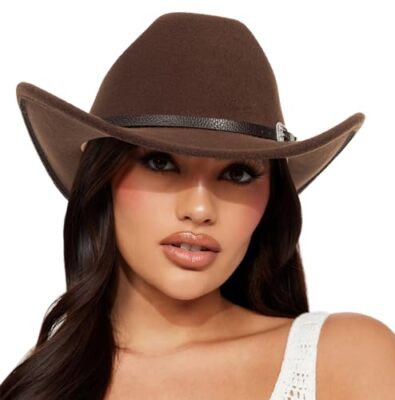 Classic Felt-Western-Cowboy-Cowgirl-Hats for Women-Men 
