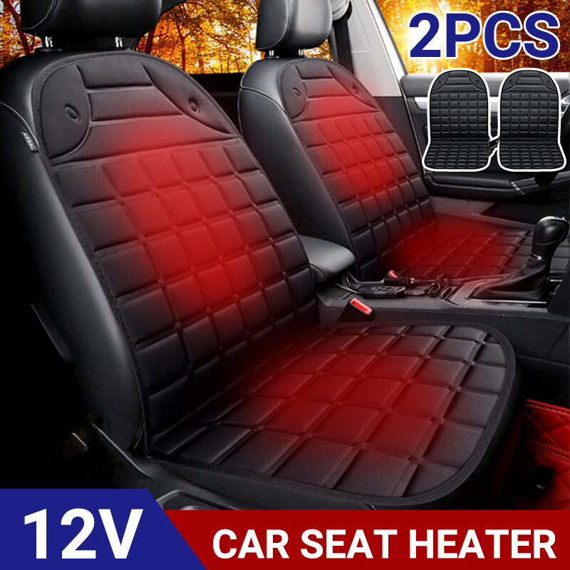 12V Car Seat Pad Cushion Cover Heating Heater Warm Heated Cold Winter
