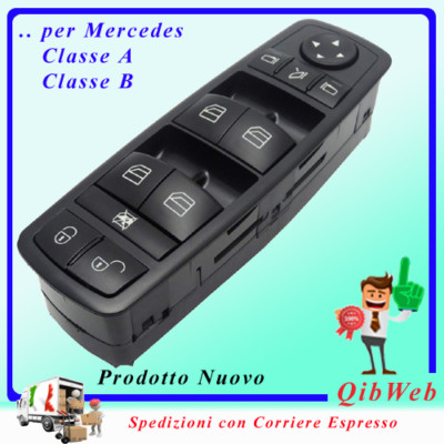 Pulsante Adatto Per Mercedes Classe C-Pulsantiera Classe A Adatto Per Copertura Del Cappuccio Dell'Interruttore Principale Della Finestra Di Alimentazione Elettrica Dell'Abs Dell'Automobile Di 2pcs