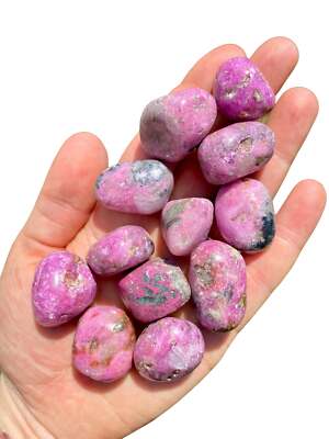 Cobalto Calcite Tumbled Stone (Grade A) Cobalto Calcite from Congo, Africa