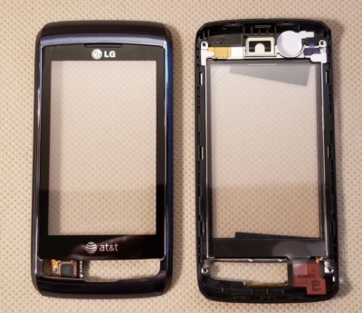 New LG OEM Touch Screen Digitizer Glass Lens & Bezel Frame Part - VU PLUS GR700