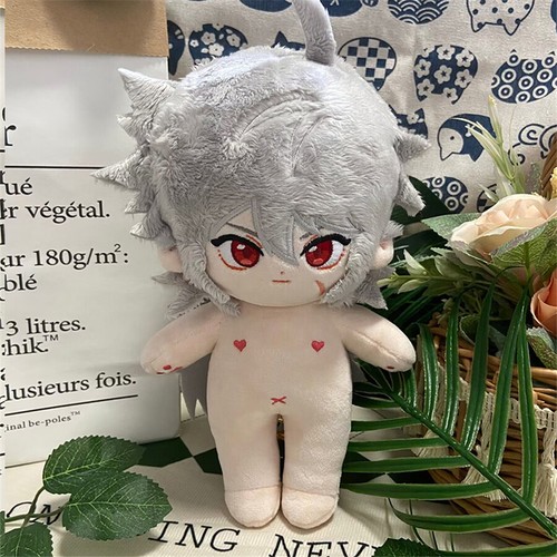 Genshin Impact Razor Wolf Boy Plush Doll 20cm Dress-Up Doll Collection Toy Gift - Picture 2 of 6
