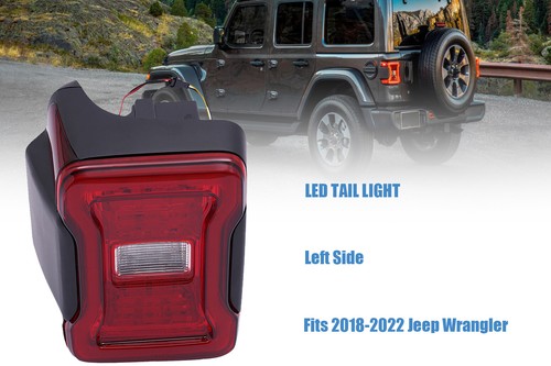Left Driver Side LED Tail Light W/O Blind Spot For 2018-2022 Jeep Wrangler New - Bild 21 von 21