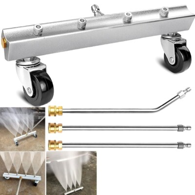 #ad 4000 PSI Pressure Washer Undercarriage Cleaner Under Car Washer Water Broom Wand $34.90