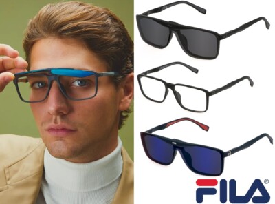 Montatura occhiali da vista uomo e donna con clip on sole