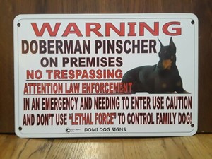 beware of doberman