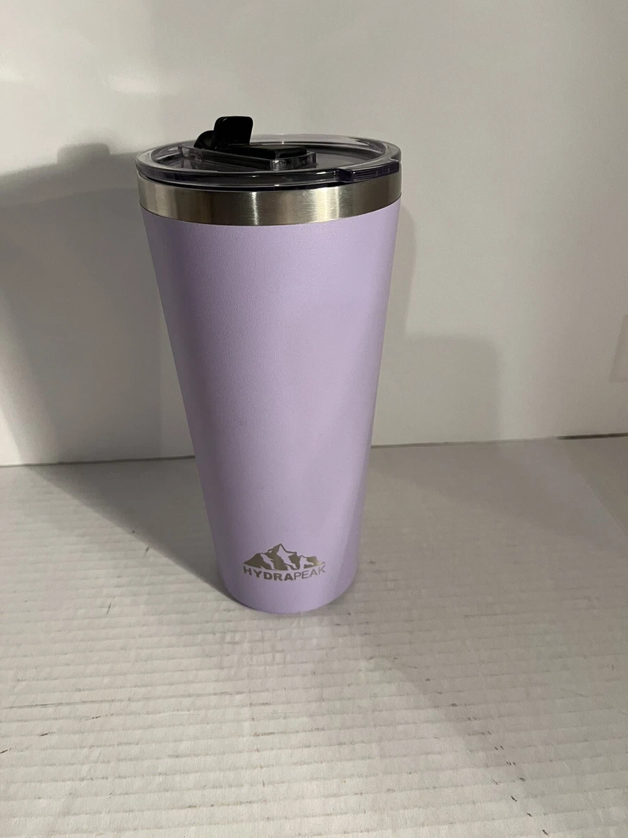 Hydrapeak stainless steel water bottle Tumbler 25 oz lilac glitter dazzle  color