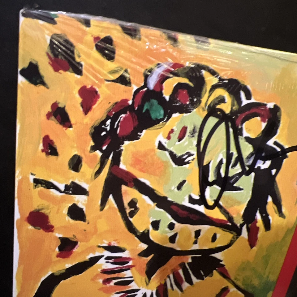 Superchunk On the Mouth Hi Melt Red Yellow Swirl Vinyl Record *SIGNED* LE x/300 - Image 2 of 4