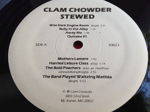 Psych Folk Zappa Ish Irish LP : Clam Chowder ~ Stewed ~ 40023 - Imagen 2 de 4