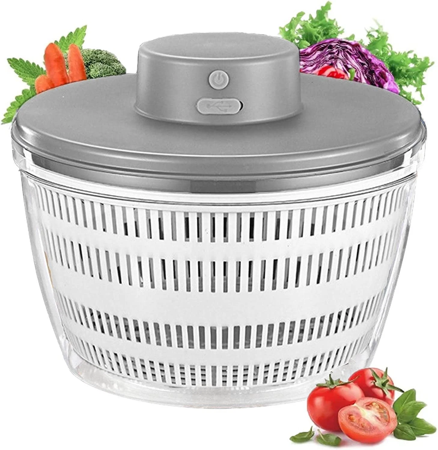 Electric Salad Spinner, 4L Wireless USB Salad Spinner Dehydrator for Fruit Ve...
Opens in a new wind