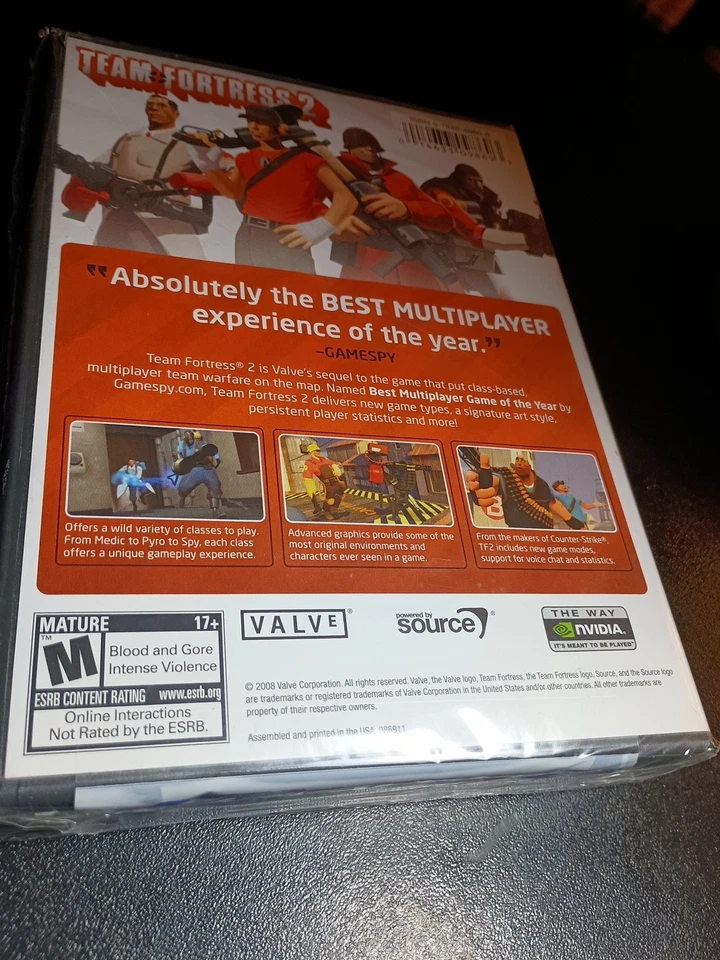 Team Fortress 2 Windows PC Game Rare Brand NEW Factory SEALED NTSC Version - Image 4 of 4