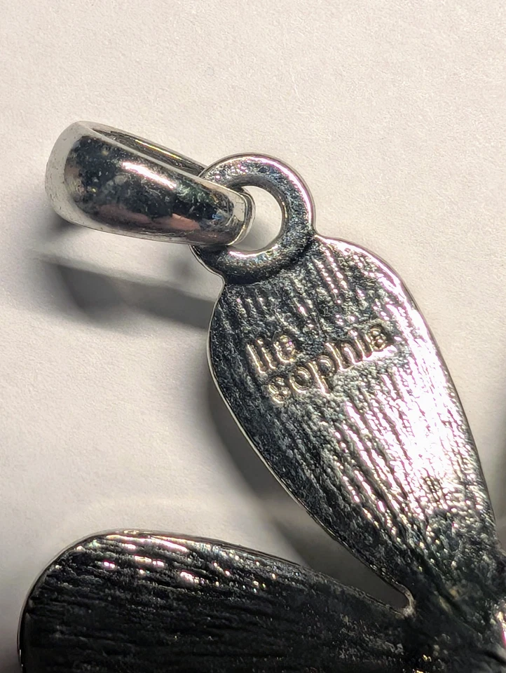 Colgante Flor Abulón LIA SOPHIA Tono Plata Foto 3 de 3