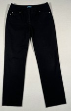 J. McLaughlin Women s Black Straight Leg Pants Size 12 Classic Stretch Casual