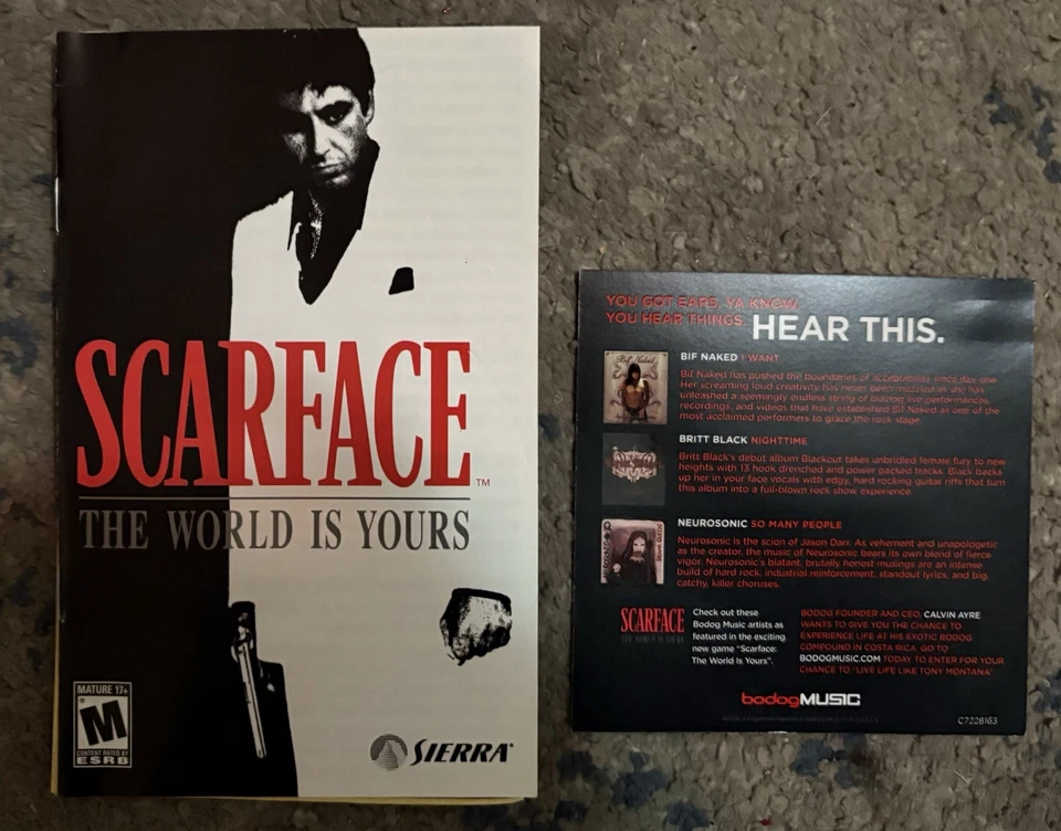 Scareface The World Is Yours for PlayStation 2 (PS2) Complete Bonus Disc Tested - Image 3 of 4