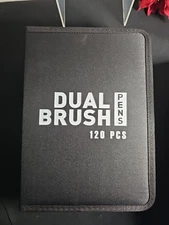 120 Colors Dual Brush Art Markers Pens Coloring Marker Holder- HOLDER ONLY