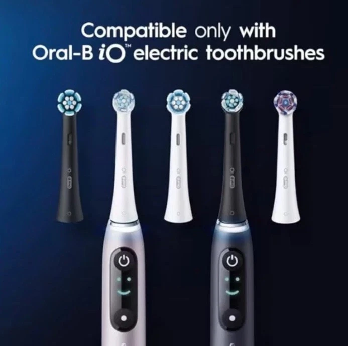 Oral-B IO Ultimate Clean Replacement Brush Heads -4 Pack |Genuine |Fast Delivery - Image 3 of 3